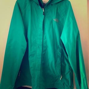 North Face Rain Jacket (Green)